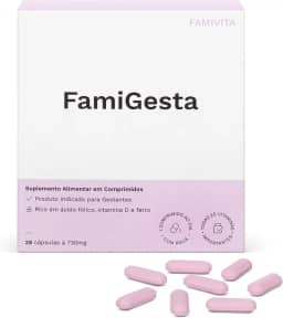 FamiGesta - O polivitamínico completo para toda a gestação com tudo que o organismo precisa. (04 Semanas)