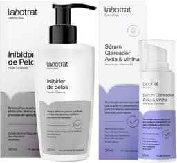 Kit Clareador E Inibidor De Pelos Corpo E Rosto Axila Virilha Dermoskin Labotrat Profissional