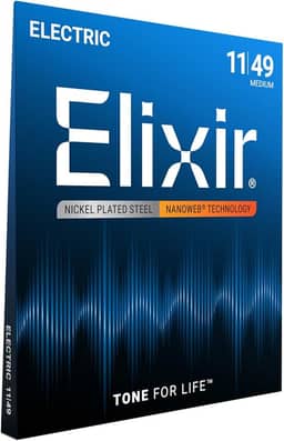Encordoamento 011 Elixir 12102, para Guitarra, Medium