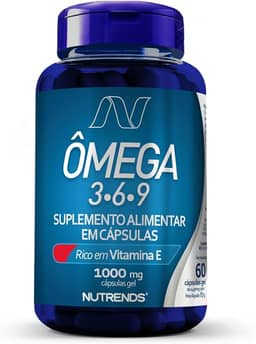 Nutrends Ômega 3 6 9 (Prímula Linhaça E Borragem) 1450Mg 60 Cápsulas