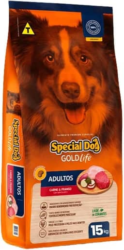 Ração Special Dog Gold Life para Cães Adultos Carne e Frango 15kg