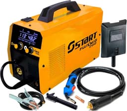 Máquina Inversora De Solda 200a 3 Em 1 Mig Tig Mma Sem Gás Com Tocha Euro Conector 220v Fluxmig 200 Start