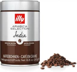 Illy CAFÉ EM GRÃOS ARABICA SELECTION ÍNDIA LATA 250g