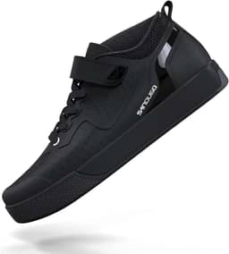 Tênis de ciclismo masculino MTB Mountain Bike SPD, adequado para mountain bike DH Enduro, compatível com todos os 2 pedais de parafusos, preto