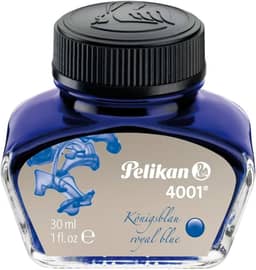 Pelikan Tinta Para Caneta Tinteiro 4001 Azul Royal 30Ml, Azul Royal