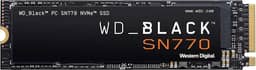 SSD WD Black SN770 1TB NVMe M.2 2280 (Leitura até 5150MB/s e Gravação até 4900MB/s)