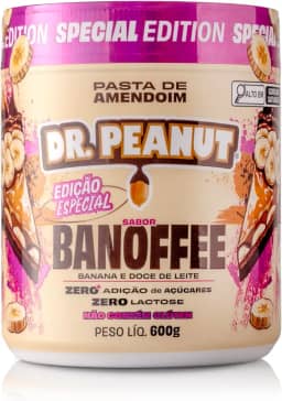 DR. PEANUT PASTA DE AMENDOIM BANOFFEE 600G COM WHEY PROTEIN