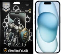Gshield Película Defender Glass Preta para (iPhone 15)