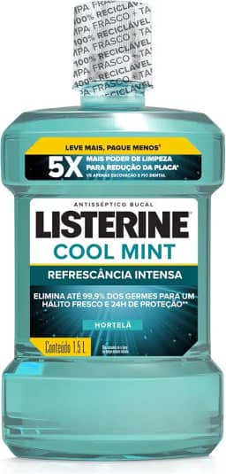 Listerine Enxaguante Bucal Cool Mint, 1,5L