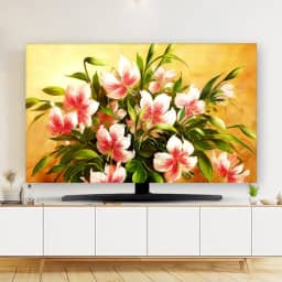 Capa de TV para tela de TV, capa contra poeira universal para ambientes internos de 32 a 80 polegadas, capas para monitor LCD LED para pendurar em casa, mesa, tela curvada, pano à prova de poeira