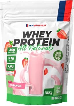 All Natural - Whey Protein 900g | Adoçado com Stevia