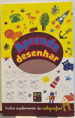 Aprenda Desenhar - vol 1 Capa Amarela