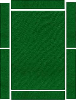 Pano Para Mesa De Bilhar De Até 2,40x1,40 - Pedra E Tabelas Cor:Verde