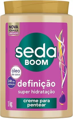 Seda Creme Para Pentear Boom Definição Pote 1Kg