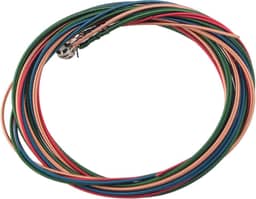 Luqeeg Cordas de Baixo Elétricas Coloridas e Duráveis ​​de 4 Cordas para Iniciantes Em Baixo, Feitas de Aço e Material de Liga de Níquel