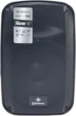 Caixa de Som Amplificada Waldman PTY-700 Ativa de 15" e 2 Vias