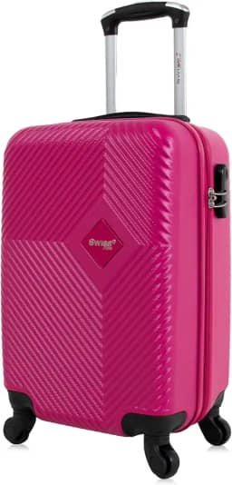 Mala de viagem bordo pequena 10kg Zug Swiss Move Pink