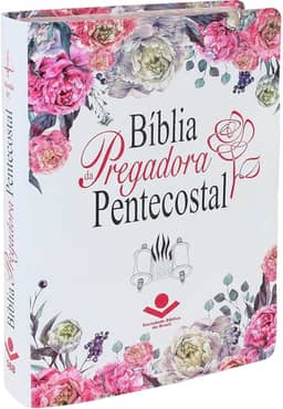 Bíblia da Pregadora Pentecostal ARC | SBB | Bíblia da Pregadora Pentecostal - Capa em couro bonded: Almeida Revista e Corrigida (ARC)