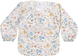 haakaa Babador de manga comprida à prova de bagunça, babador de bebê resistente à água para comer, babador infantil lavável na máquina para desmame de LED, ajuste ajustável para 6 a 24 meses, fluxo de