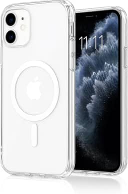 Capa Mag-safe para [iPhone 11] Capinha Magnetica Premium com [Proteção de Camera] Clear Case [Anti-Amarelamento] Compatível com MagSafe, Transparente Slim, Resistente a Riscos e Anti Impacto