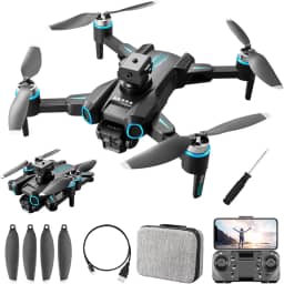 Drone Com Camera Drone Profissional 4K HD Câmeras Fluxo óptico FPV Mini Controle Remoto Quadricóptero Bolsa De Transporte GN-503/S4S