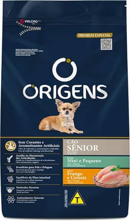 Origens Ração Seca Para Cães Sênior De Pequeno Porte Sabor Frango 3Kg