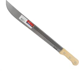 Facão para Mato Granel 18", Corneta, 7872118, Cabo Madeira, Branco/ Pretos