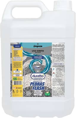 Duratto Limpador para Pedras Flash, Uso Direto, 5L, Removedor de Cera, para Limpeza Diária