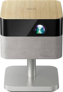 Epson Projetor Lifestudio Flex Plus 4K PRO-UHD de estilo de vida portátil, 1.000 lúmens de cor e brilho branco, som da Bose, Google TV, motor triplo 3LCD 3 chips, aplicativo Epson Projection Studio