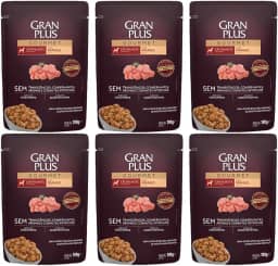 Granplus Sachê Cães Filhotes Frango 100g 6 Unid Ração Umida