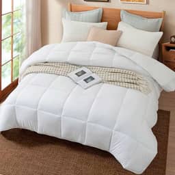 Edredom Ecopluma Toque de Pluma Queen 240 X 260 Branco Camesa