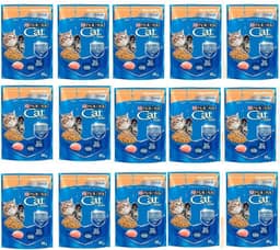 Pack Ração Úmida Nestlé Purina Cat Chow Para Gatos Filhotes Sabor Frango - Com 15 Sachês 85g