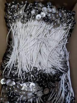 Pavio 100% Algodão Grosso B2040-Alt 21cm - 50un