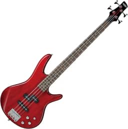 Ibanez GIO Series GSR200-TR - Baixo Elétrico com Boost Baixo - Vermelho Transparente