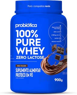 100% Pure Whey Zero Lactose (900G) - Chocolate, Probiótica