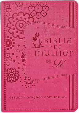 Bíblia da Mulher de Fé, NVI, Couro Soft, Rosa