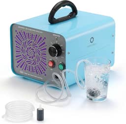 Airthereal Gerador de ozônio de água MA25L – Máquina de ozônio de modo duplo para purificação de água e ar, máquina de ozônio de alta capacidade de 40.000 mg/h para remoção de odor – Cobre até 4000