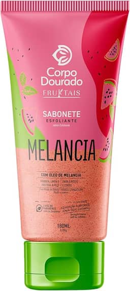Corpo Dourado Sabonete Esfoliante | Revitalização e Maciez | Melancia 180ml