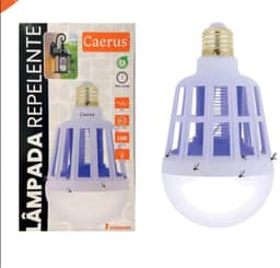 Lâmpada LED Mata-Insetos 2 em 1, BIVOLT, Luz Branca e Ultravioleta, Base E27, ARMADILHA MATA MOSQUITO PERNILONGO ZIKA DENGUE FEBRE AMARELA, Repelente Eletronico, BELLA GRACE