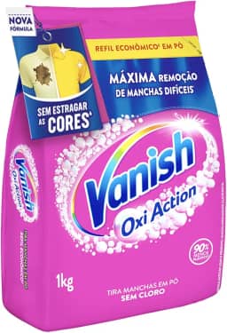 Vanish Multi Power Oxi Action - Tira Manchas em Pó, Refil Econômico para roupas coloridas,1kg