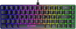 Teclado Gamer Fortrek Fearless 65 Compact Preto