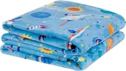MANTA INFANTIL MENINO & MENINA FLANNEL KIDS SOLTEIRO 01 PEÇAS - ASTRONAUTA