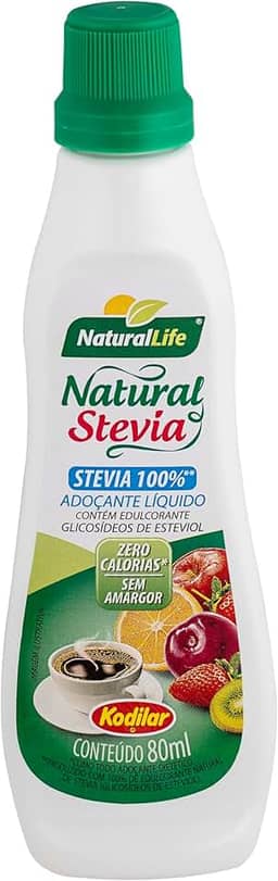 Adoçante Natural Stevia - 80 mL - Kodilar