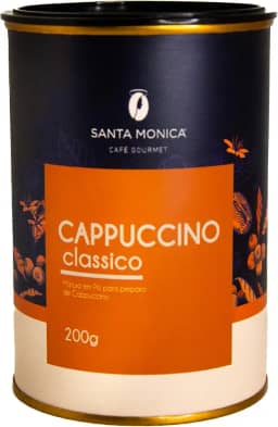 Cappuccino em pó Santa Mônica - Lata 200g