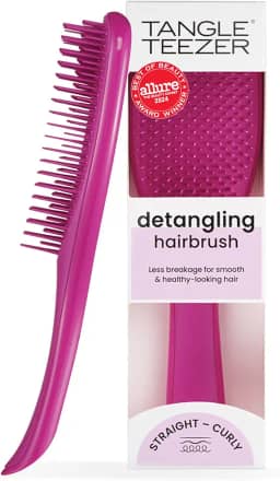 Tangle Teezer - Escova de cabelo desembaraçadora The Ultimate Detangler para todos os tipos de cabelo. Cor: Rosa
