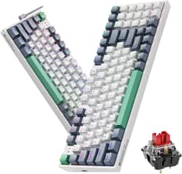 Teclado Mecanico Machenike K500-B94, Branco RGB