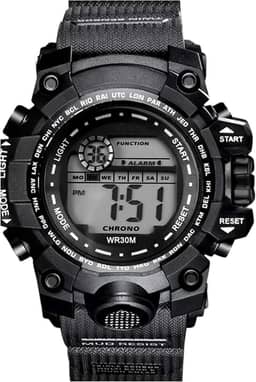 Relógio Masculino Esportivo 30m À Prova D'Água Cronometro + Caixa Presente + Óculos Tático Police Moda Militar