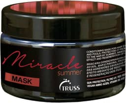 Truss Miracle Summer Mask | Máscara Capilar com Proteção UV, Hidratação e Reconstrução para Cabelos Expostos ao Sol, Mar e Piscina | 180g