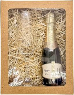 Kit Presente Chandon Baby Réserve Brut 187ml + Taça