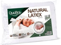Travesseiro Natural Látex, Duoflex, 100% Algodão, Branco, para Fronha 50Cmx70Cm